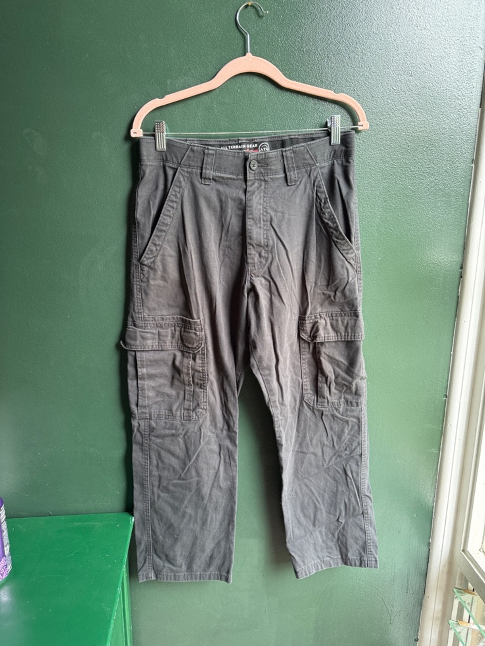 Wrangler Men's Charcoal Cargo Pants